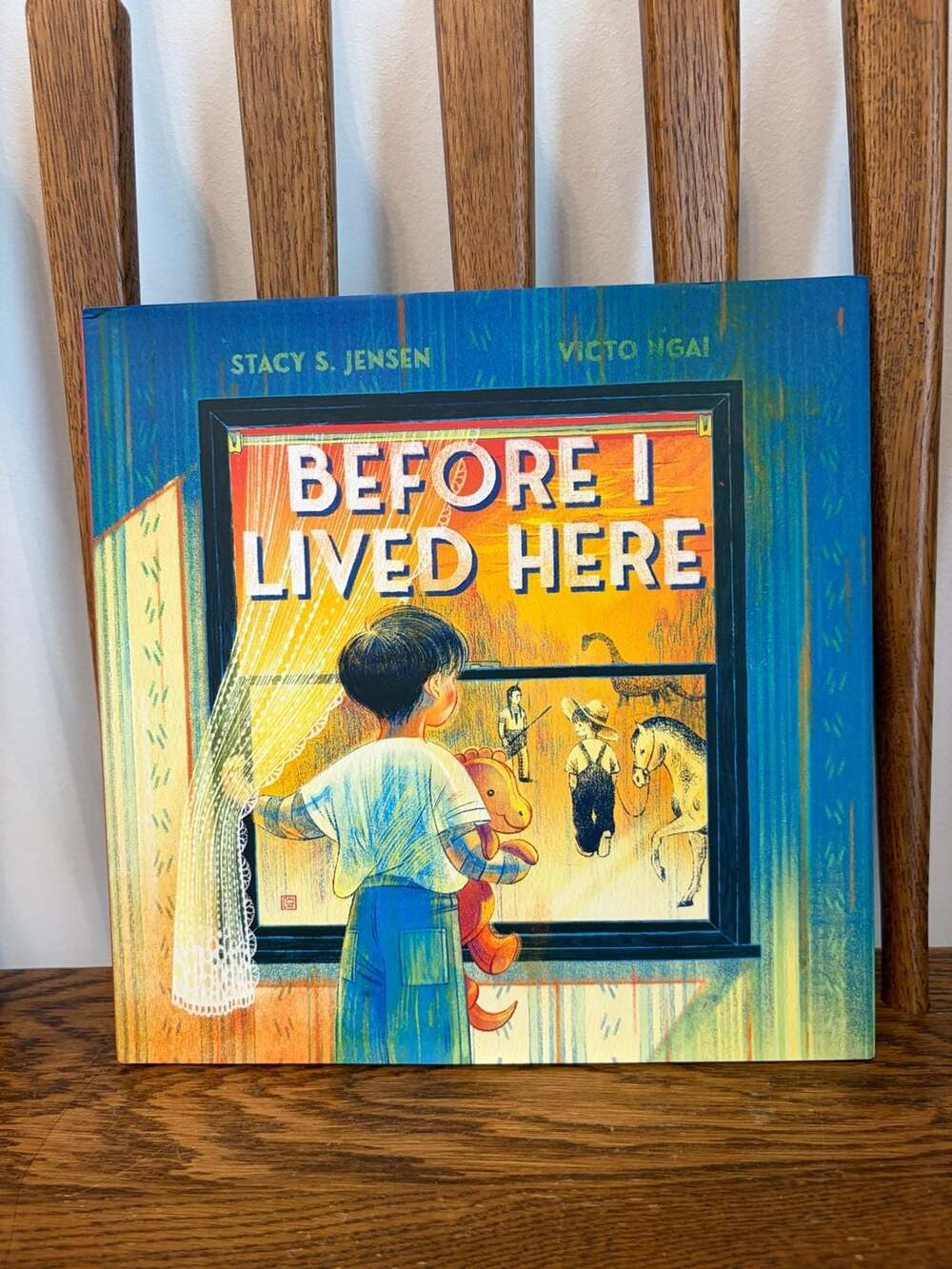 Before I Lived Here Hardcover Picture Book by Stacy S. Jensen